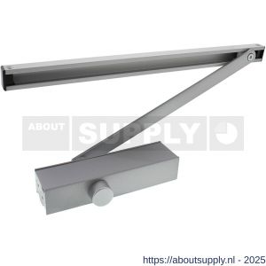 Intersteel Essentials 4801 deurdranger 124 met glijarm 207x55x40 mm grijs - S26008943 - afbeelding 1