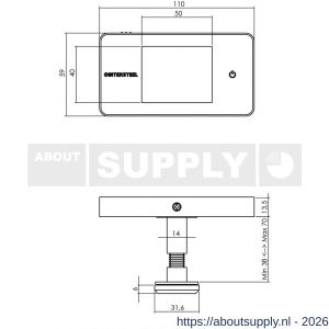 Intersteel Essentials 4055 digitale deurcamera Basic - S26008955 - afbeelding 2