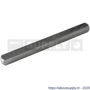Intersteel 9756 stift massief 6x75 mm - S26008960 - afbeelding 1