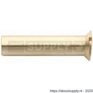 Intersteel 9850 patenthuls M4x23 mm messing - S26000861 - afbeelding 1