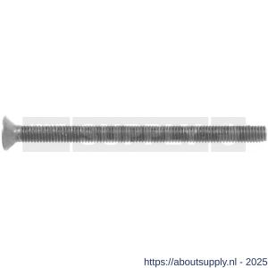Intersteel 9901 bout M6x90 mm voor SKG3 aluminium beslag voor deurdikte 75 mm - S26009299 - afbeelding 1