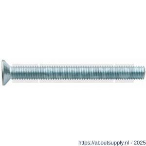 Intersteel 9903 metaalschroef M6x60 mm verzinkt - S26000804 - afbeelding 1