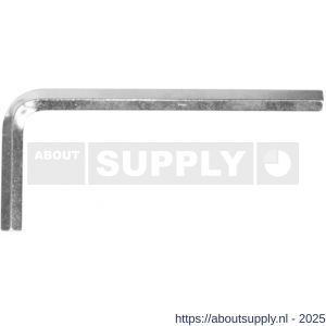 Intersteel 9904 inbussleutel zeskant maat 6mm - S26004683 - afbeelding 1