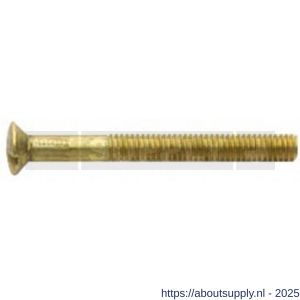 Intersteel 9905 patentbout M4x38 mm messing - S26000846 - afbeelding 1