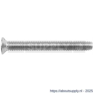 Intersteel 9905 patentbout M4x35 mm RVS - S26000849 - afbeelding 1