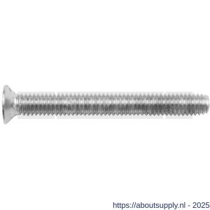 Intersteel 9905 patentbout M4x45 mm RVS - S26000851 - afbeelding 1