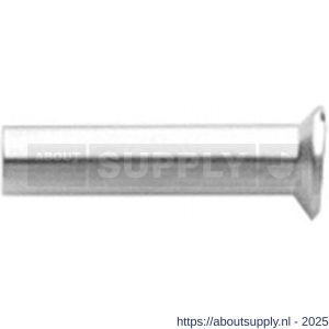 Intersteel 9906 patenthuls M4x23 mm messing vernikkeld - S26000865 - afbeelding 1