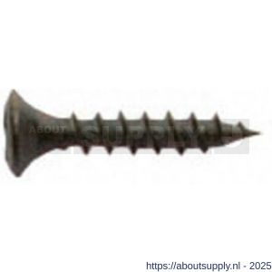 Intersteel 9926 houtschroef 3,5x20 mm lenskop zwart - S26000811 - afbeelding 1