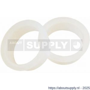 Intersteel 9970 halsring diameter 23x1 mm reductiemaat diameter 20-18 mm nylon wit - S26007492 - afbeelding 1