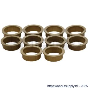Intersteel 9970 accessoireset D 10 nylon ringen diameter 20-18 mm bruin - S26010088 - afbeelding 1