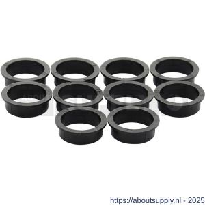 Intersteel 9970 accessoireset E 10 nylon ringen diameter 20-18 mm zwart - S26010089 - afbeelding 1