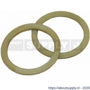 Intersteel 9971 halsring plat diameter 22,5x1,3 mm binnenmaat diameter 18 mm nylon bruin - S26007489 - afbeelding 1
