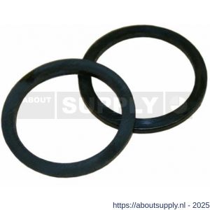 Intersteel 9971 halsring plat diameter 22,5x1,3 mm binnenmaat diameter 18 mm nylon zwart - S26001909 - afbeelding 1