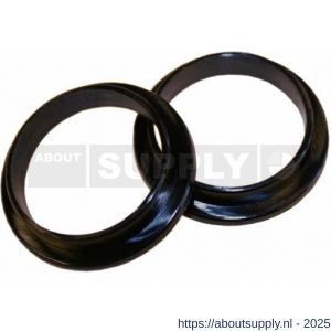 Intersteel 9972 halsring diameter 20x1 mm reductiemaat diameter 18-16 mm nylon zwart - S26001910 - afbeelding 1