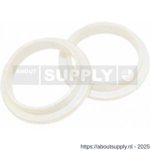 Intersteel 9972 halsring diameter 23x1 mm reductiemaat diameter 20-16 mm nylon wit - S26007490 - afbeelding 1