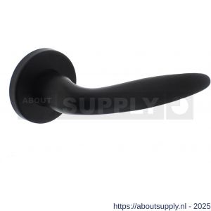 Intersteel 0199 deurkruk Sigaar op rozet verdekt diameter 49x7 mm zwart - S26008990 - afbeelding 1