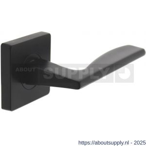 Intersteel 1710 deurkruk Apollo op rozet verdekt 55x55x10 mm met nokken zwart - S26007115 - afbeelding 1
