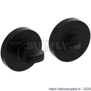 Intersteel 3476 WC-sluiting verdekt diameter 52x10 mm met nokken en stift 8x8 mm zwart - S26008997 - afbeelding 1