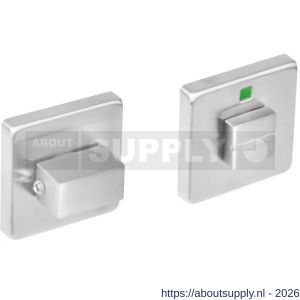 Intersteel 3510 WC-sluiting verdekt 53x53x8 mm met nokken en stift 8x8 mm RVS - S26009039 - afbeelding 1