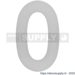 Intersteel 4020 huisnummer 0 150x2 mm RVS - S26007176 - afbeelding 1