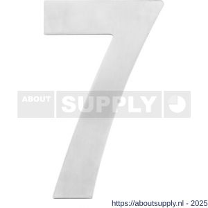 Intersteel 4020 huisnummer 7 150x2 mm RVS - S26007183 - afbeelding 1