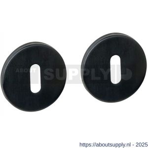 Intersteel Essentials 1020 sleutelrozetten verdekt diameter 52x6 mm PVD zwart - S26010974 - afbeelding 1