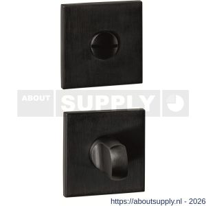 Intersteel Essentials 1030 WC-sluiting verdekt 53x53x6 mm met stift 6-8 mm PVD zwart - S26010999 - afbeelding 1