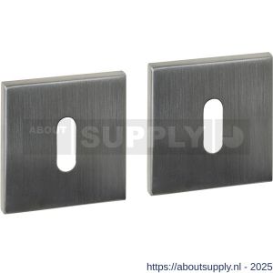 Intersteel Essentials 1030 sleutelrozetten verdekt 53x53x6 mm RVS - S26010988 - afbeelding 1