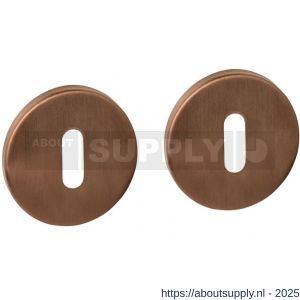 Intersteel Essentials 1020 sleutelrozetten verdekt diameter 52x6 mm PVD brons - S26010977 - afbeelding 1