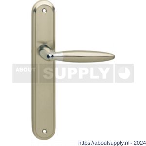 Intersteel 1682 gatdeel deurkruk links Elen op langschild sleutelgat 56 mm chroom-nikkel mat - Y26004840 - afbeelding 1