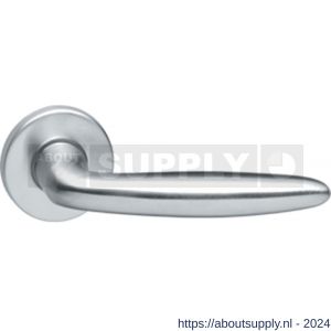 Intersteel Living 0199 gatdeel deurkruk links Sigaar op rozet chroom mat - Y26000413 - afbeelding 1