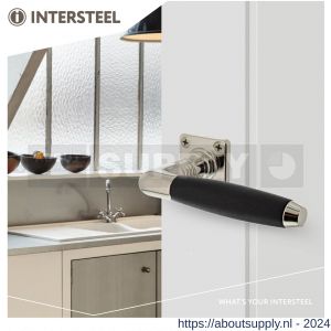 Intersteel Living 0237 deurkruk Ton Basic nikkel mat met vierkant rozet - Y26007001 - afbeelding 3