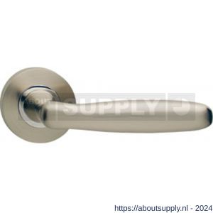 Intersteel Living 1692 gatdeel deurkruk rechts Bjorn op rond rozet 7 mm nokken nikkel mat - Y26001158 - afbeelding 1