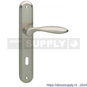Intersteel Living 1695 deurkruk George op langschild sleutelgat 72 mm nikkel mat - Y26005120 - afbeelding 1