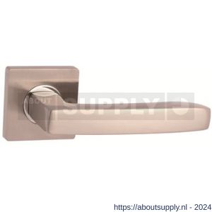 Intersteel Living 1714 gatdeel deurkruk rechts Dean op vierkant rozet 7 mm nokken chroom-nikkel mat - Y26005157 - afbeelding 1