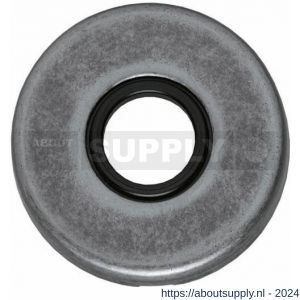 Intersteel 3186 rozet kunststof verdekt diameter 49x7 mm messing oud grijs - Y26007559 - afbeelding 1