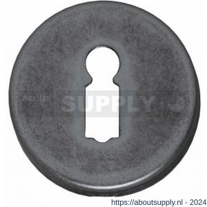 Intersteel Living 3186 sleutelplaatje kunststof verdekt diameter 49x7 mm messing oud grijs - Y26007610 - afbeelding 1