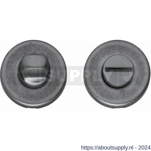 Intersteel Living 3186 WC-sluiting 8 mm kunststof verdekt diameter 49x7 mm messing oud grijs - Y26002683 - afbeelding 1