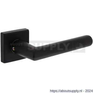 Intersteel Living 0058 gatdeel deurkruk Broome op rozet 50x50x10 mm met 7 mm nokken zwart - Y26009127 - afbeelding 1
