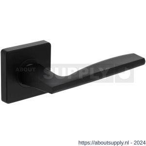Intersteel Living 1710 deurkruk Apollo op vierkant rozet 7 mm nokken mat zwart - Y26006758 - afbeelding 1