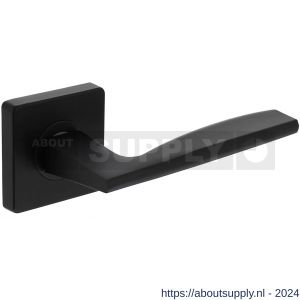 Intersteel Living 1710 gatdeel deurkruk deurkruk Apollo op vierkant rozet 7 mm nokken mat zwart rechts wijzend - Y26007019 - afbeelding 1