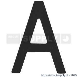 Intersteel Living 4026 huisletter A 100 mm RVS zwart - Y26009941 - afbeelding 1