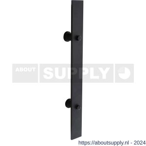 Intersteel Living 4501 deurgreep plat 400 mm x 40 mm voor schuifdeur mat zwart - Y26007751 - afbeelding 1