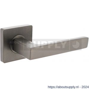 Intersteel Living 1713 deurkruk Hera op vierkante rozet met nokken 55x55x10 mm antraciet-grijs - Y26009997 - afbeelding 1