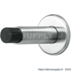Intersteel Essentials 4421 deurstop wandmontage met rozet RVS - Y26007394 - afbeelding 1