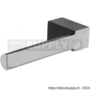 Intersteel Exclusives 0725 gatdeel deurkruk links Moors nummer 5 met rozet vierkant plat verdekt RVS gepolijst-mat zwart - Y26006234 - afbeelding 1
