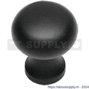 Intersteel Living 8550 meubelknop Paddenstoel 30 mm smeedijzer zwart - Y26004081 - afbeelding 1