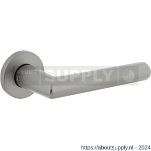 Intersteel 0055 deurkruk Broome met rozet diameter 50x7 mm met nokken aluminium F1 - Y26010485 - afbeelding 1
