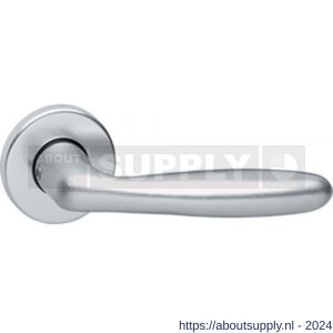 Intersteel 0072 deurkruk Sigaar en rozet met nok met sleutelgat plaatje aluminium F1 - Y26006474 - afbeelding 1