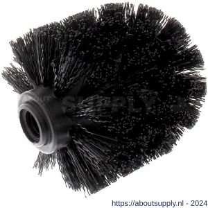 Intersteel 7626 losse WC-borstel diameter 79 mm zwart voor 0035.762622 - Y26008957 - afbeelding 1